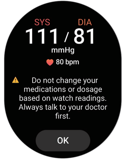 Samsung R900 Galaxy Watch 5 Bluetooth User Manual -Measuring your blood pressure