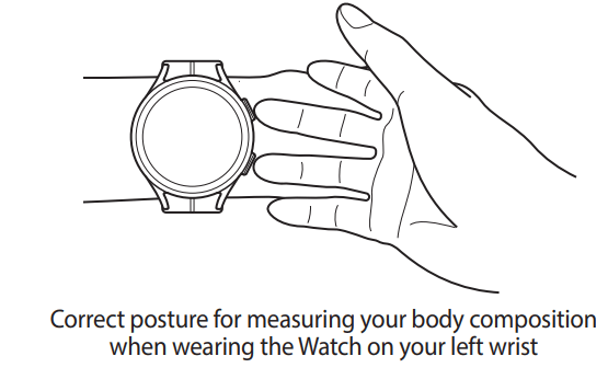 Samsung R900 Galaxy Watch 5 Bluetooth User Manual - body composition