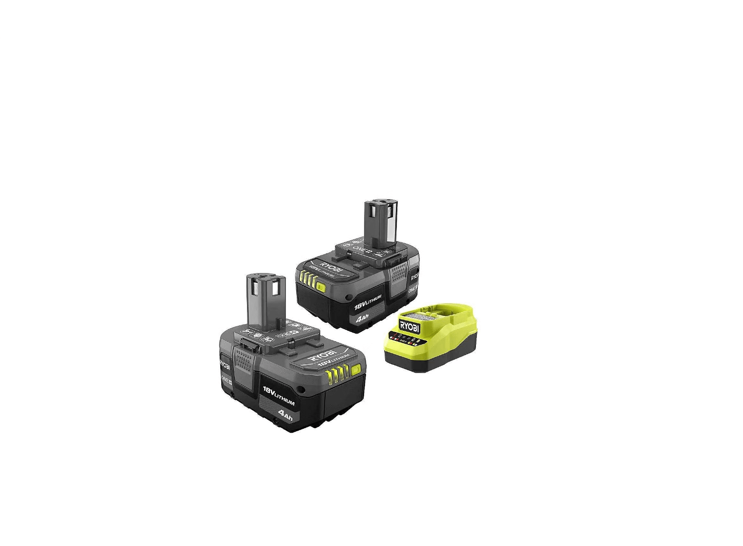 RYOBI PBP005 ONE+18V Lithium-Ion 4.0 Ah Battery (2-Pack) and Charger Kit User Manual