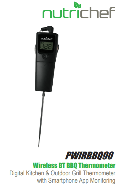 PYLE PWIRBBQ90 Smart Wireless BBQ Thermometer User Manual