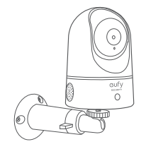 eufy S220 Indoor Cam 2K, 2-Cam Kit, Pan & Tilt User Manual - To mount the eufy Indoor Cam on a wall