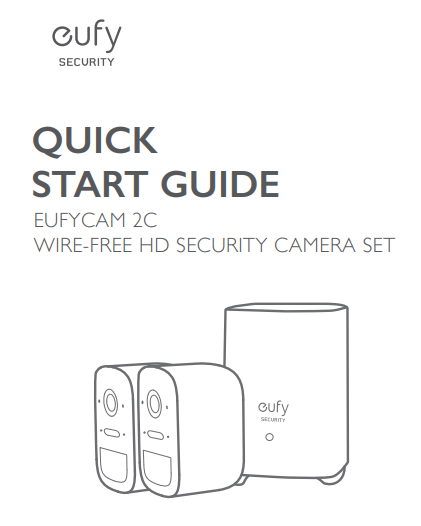 eufyCam 2C WIRE-FREE HD SECURITY CAMERA SET User Manual
