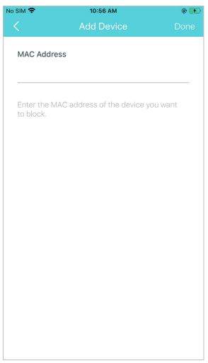 Tp-link Deco M5 Wi-Fi System User Manual - Add other devices to blacklist