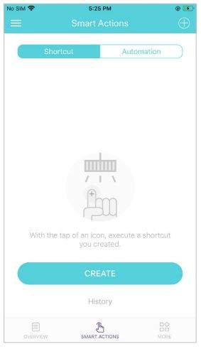 Tp-link Deco M5 Wi-Fi System User Manual - Tap Shortcut to create or execute shortcut