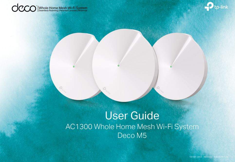 Tp-link Deco M5 Wi-Fi System User Manual