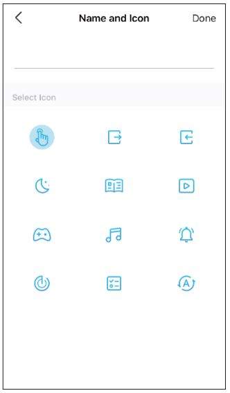 Tp-link Tapo C420S1 Wire-Free Security Camera User Manual - Name your shortcut and choose an icon. Tap Done to save all the settings