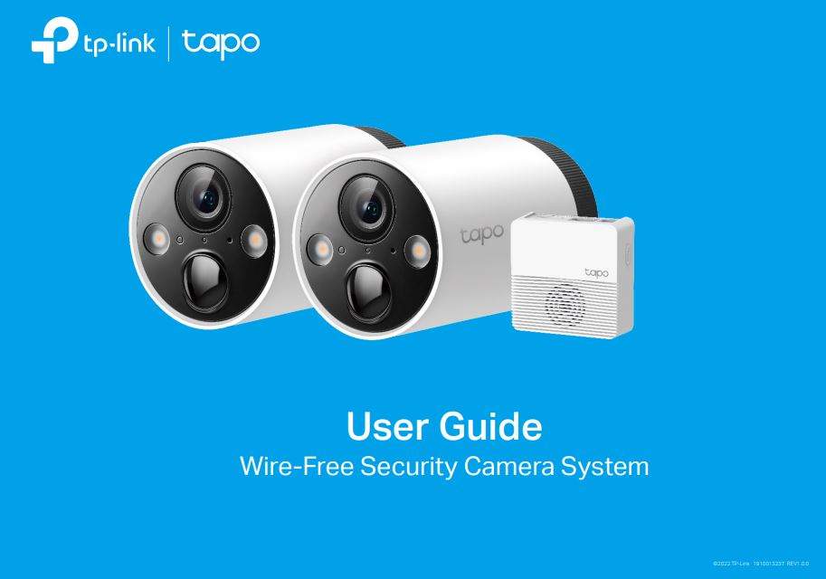 Tp-link Tapo C420S1 Wire-Free Security Camera User Manual