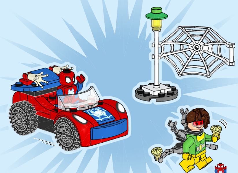 LEGO 10789 Marvel Spider Man's car et Doc Ock Building Set Instruction Manual - How to use
