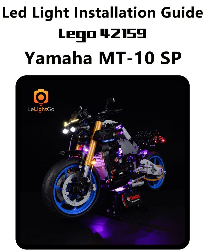 LeLightGo 42159 Yamaha MT-10 LED Light Installation Guide
