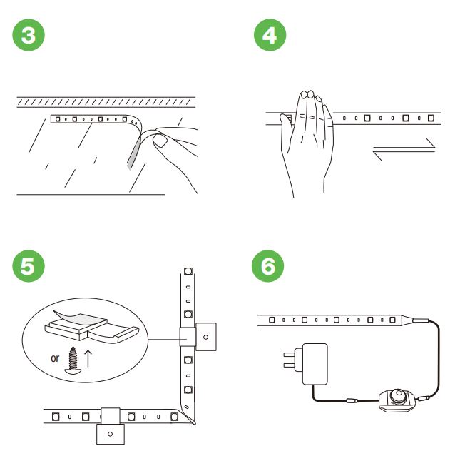 Lepro PR4100067-DW-US-NF LED Light Strip User Manual - How to use