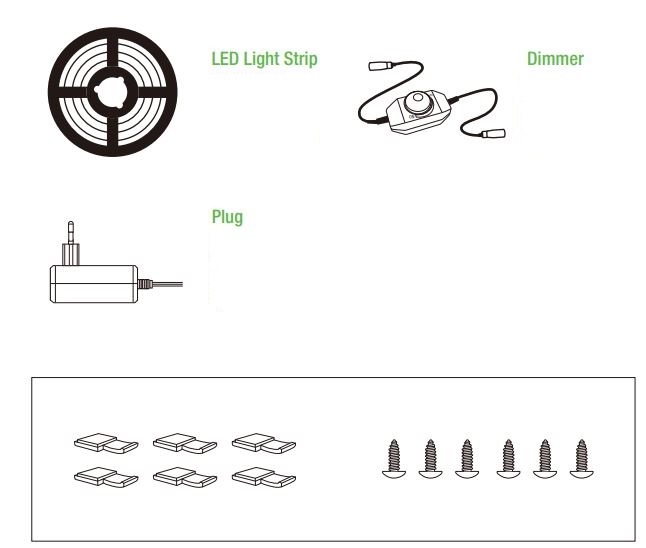 Lepro PR4100067-DW-US-NF LED Light Strip User Manual - Tools