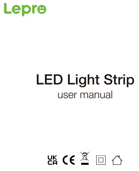 Lepro PR4100067-DW-US-NF LED Light Strip User Manual
